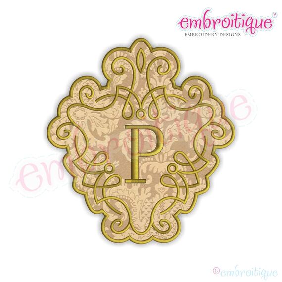 Presley Applique Font Frame, 2 image