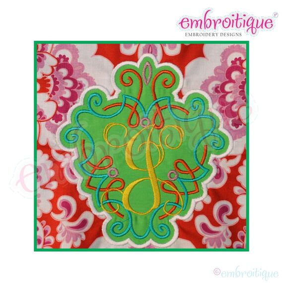 Presley Applique Font Frame