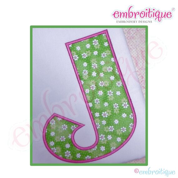 Taylor Applique Monogram Set - Large - 4", 5", 6", 7", 2 image
