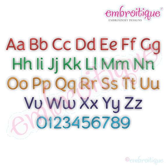 Thomas Monogram Set - Small - Perfect for Boys and Girls - .5", 1", 1.5", 2", 2 image