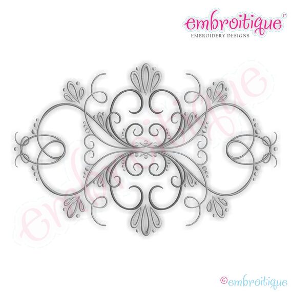 Vintage Flourish Accent Frame - Updated Version