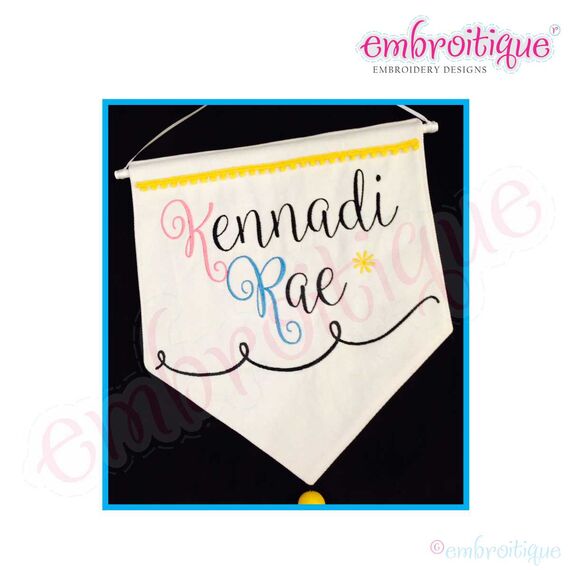 Kimberly 1 Calligraphy Monogram Set - Small