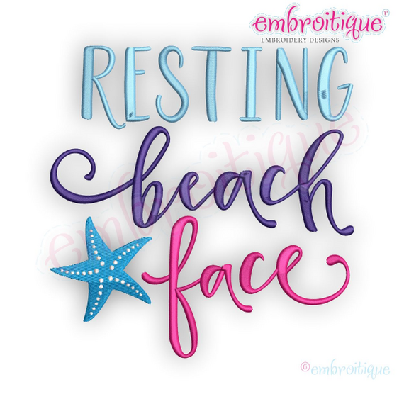 Resting Beach Face