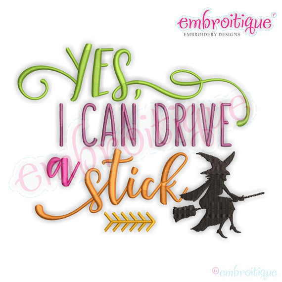Yes I can Drive Stick