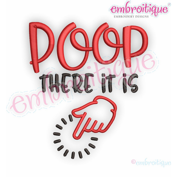 Poop There It Is - hilarious design for baby babies