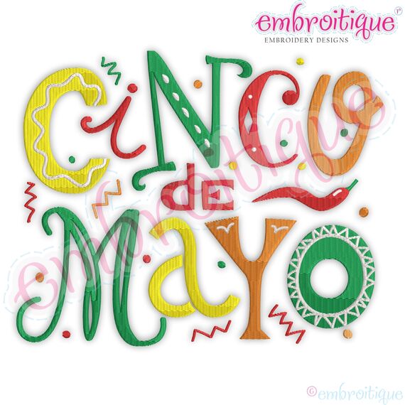 Cinco de Mayo Funky Fill Stitch