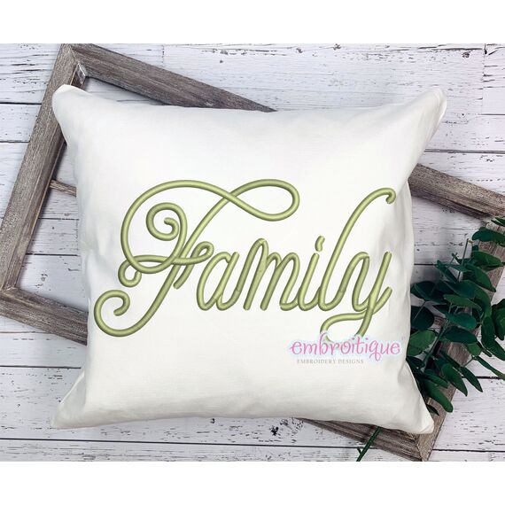 Featherly Monogram Set -Medium Sizes -  Script Italics Font, 3 image