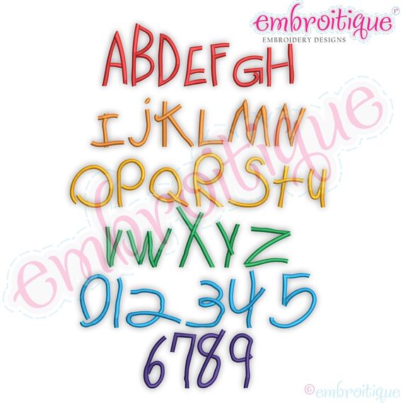 Kinder Writing Kids Font -Small, 2 image