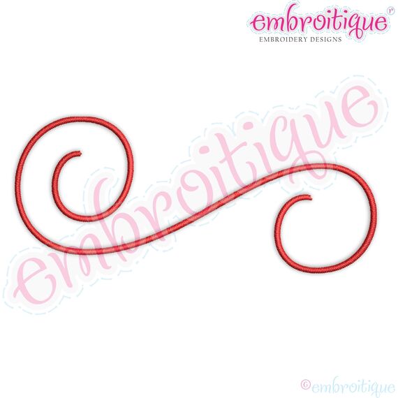 Mix It Up Curly Calligraphy Accent 10