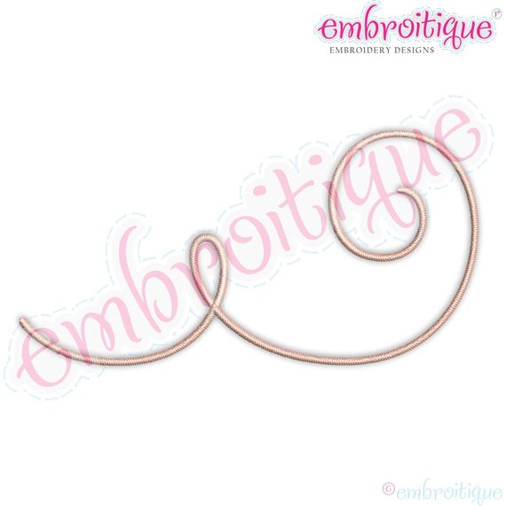 Mix It Up Curly Calligraphy Accents Flourishes - Full Set, 12 image