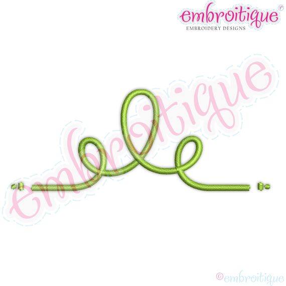 Mix It Up Curly Calligraphy Accent 14