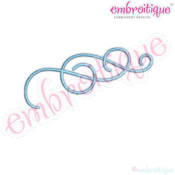 Mix It Up Curly Calligraphy Accent 6