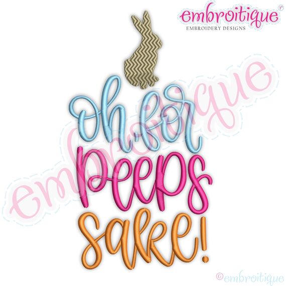 Oh For Peeps Sake! with bunny