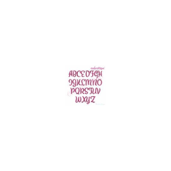 Penelope Super Set - Exclusive Calligraphy Script Monogram Alphabet Font for Machine Embroidery, 6 image