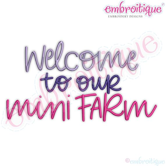 Welcome to our Mini Farm Farming Garden Gardening