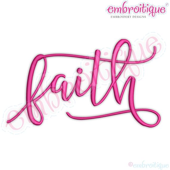 faith in Script Font - Inspirational