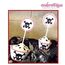 Cupcake Wrapper and Topper Set - Boy Skull