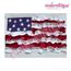 ITH Shabby Sweet Ruched 4th of July Flag