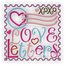 Love Letter Stamp Embroidery Design Valentine's Day