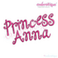 Princess Anna Monogram Font Set