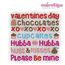 Valentine Word Block