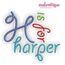 Harper Monogram Font - Great for boys and girls - BX Files Included