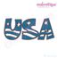 Patriotic 4th of July Monogram Set - USA