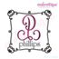 Phillips Monogram Font Frame