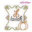 Pumpkin Vine Fall Font Frame, 2 image