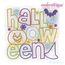 Halloween Word Block 2 Fill Stitch and Outline Designs, 2 image