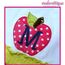 Apple Back to School Raw Edge and Satin Stitch Monogram Set