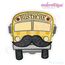 Back to School Bustache Applique