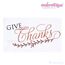 Give Thanks Thanksgiving Holiday Classy Design