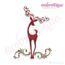 Reindeer Elegant Classy Swirls Embroidery Design