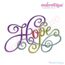 Hope Calligraphy Script Embroidery Design - Small, 2 image