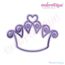 Curly Princess Crown Embroidery Design, 2 image