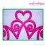 Curly Princess Crown Embroidery Design, 3 image