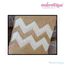 Posh and Proper - Chevron Burlap Stocking PDF Sewing Pattern - Includes Double Chevron Applique in 13 sizes, 2 image