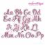 Fancy Pants Basic Fill Stitch Monogram Set - Large 4"- 8"