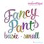 Fancy Pants Basic Monogram Font Set - Small 1" - 3.5"
