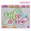 Hope Calligraphy Script Embroidery Design - Small