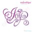 Joy Calligraphy Script Embroidery Design - Small