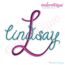 Lindsay Monogram Font Set - Large