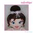 Posh and Proper - Doodley Dolls Flower Girl Add On PDF Sewing & Embroidery Pattern, 2 image