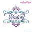 Winters Floral Font Frame
