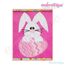 Bunny with Egg Applique - Large, 2 image