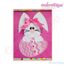 Bunny with Egg Applique - Large