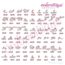 Beloved Alternates 5 - Beautiful Calligraphy Monogram Alphabet 1", 2", 3" - EXCLUSIVE