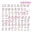 Beloved Alternates 5 - Beautiful Calligraphy Monogram Alphabet 1", 2", 3" - EXCLUSIVE