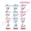 Beloved Alternates Set 1 - Beautiful Calligraphy Monogram Alphabet 1", 2", 3" - EXCLUSIVE